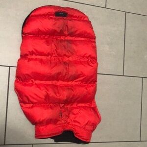 Doggy Hotel Red Puffer Coat Size Extra Large